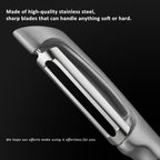 Luxury I-Type Vegetable Peeler – 24K Gold Plated Handle, 304 Stainless Steel Ultra Sharp Blade, Ideal for Potatoes, Apples, and Other Fruits & Vegetables