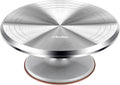 Ohuhu Cake Stand, Aluminium 12''Cake Turntable Decorating Bakery Supplies - BPA-Free Frosting Spinner Rotating Revolving Lazy Susan Mothers Day Gifts