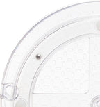 Amazon Basics 2 Tier Lazy Susan Turntable Organizer, 9" Diameter, 2-Pack, Clear