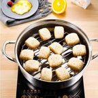 12.8" Round Cooking Rack Versatile Stainless Steel Grid Grill Steamer Rack, Fits Air Fryer Pot Pressure Cooker Canning