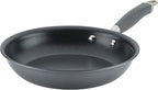 Anolon Advanced Home Hard Anodized Nonstick Skillet, 10.25 Inch – 10 Inch Fry Pan, Non Stick Saute Pan, Durable Cooking Skillet - Moonstone