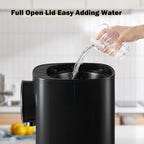 OCTAVO Water Boiler & Warmer 5 Liter, 304 Stainless Steel Water Tank, 700 Watt 6 Adjustable Water Temperature, LCD Touch Control Screen, Child Lock with Water Shortage Indicator