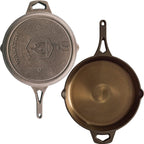 Backcountry Iron 10-1/4 Inch Smooth Wasatch Pre-Seasoned Round Cast Iron Skillet