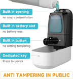 AIKE 33.8oz Automatic Wall Mount Liquid Soap Dispenser with Commercial ABS Construction, Model AK1226S(White)