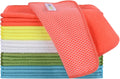 SINLAND Microfiber Dish Cloth for Washing Dishes Dish Rags Best Kitchen Washcloth Cleaning Cloths with Poly Scour Side 5 Color Assorted 7.87inchx7.87inch 20pack