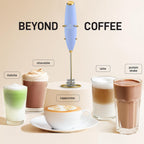 Zulay Kitchen Patented Tornado Triple Whisk Milk Frother with 4 Duracell Batteries – Handheld Foam Maker for Coffee, Lattes, Matcha & Hot Chocolate – Rich, Creamy Froth in Seconds