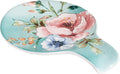Bico Margret's Garden Spoon Rest for Stove Top, Ceramic Spoon Holder for Kitchen Counter, Easy to Clean Coffee Spoon Rest Dishwasher Safe, Kitchen Cooking Utensil Rest for Ladles Spatula