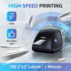 iDPRT Label Printer - SP310 Thermal Label Maker with Auto Label Detection, 1"-3.15" Print Width for Home, Office&Small Business, Suitable for Barcode, Address, Filling and Storing, Support Windows&Mac