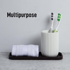 Zulay Kitchen (9x3.5 Silicone Sponge Holder for Kitchen Sink - Flexible Multipurpose Soap Tray Sponge Holder - Sink Organizer Tray for, Bathroom, Makeup, Trinkets & More (Chocolate)
