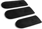 Leather Skillet Handle Cover for Cast Iron Skillets, Heat Resistant Pan Handle Covers (Charcoal Black)