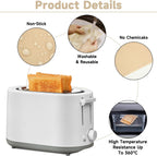 QTLCOHD 24 Pack Toaster Bags, Reusable Nonstick Toaster Grilled Cheese Bags Sleeves, Fiberglass Heat Resistant Sandwich Bag for Snacks Bread