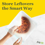 (re) zip Gallon Reusable Bags – BPA-Free, Leak-Proof, 100% Food-Safe PEVA Reusable Gallon Bags for Food Storage, Meal Prep, and Freezer Use, Holds 16 Cups / 128 Fl Oz | 4-Pack (Multi Color)