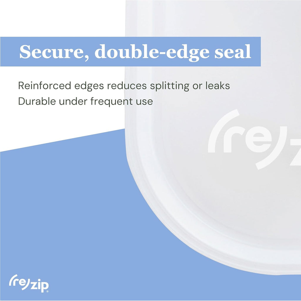 (re) zip 5-pack Reusable Sandwich Lunch Food Storage Bags (28 Fl Oz, 3.5 Cup) | BPA-Free, Food Grade, Leakproof, Freezer Safe, Dishwasher Safe, Travel Friendly | Jewel Tones for Easy Organization