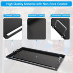 6789 Full-Size Griddle Inserts for Weber Genesis II 400 Series Gas Grills Flat Top Griddle with Handles for Weber Genesis II E-410 S-410 E-435 S-435 E-440 S-440 LX E/S-440