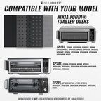 INFRAOVENS Reusable Mats Compatible with Ninja Foodi SP101 SP201 SP301 SP351, Toaster Oven Liners, Accessories for Countertop Convection Oven, Air Fryer Oven with Heat Resistant Non-Stick Liner