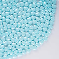 Kasvan Blue Heart Shapes Sprinkles - Edible Candy Pearls 130g/4.58 Oz, Mix Size, Baking Cake Decorations, Ice Cream Toppings and Cookie Decorating, Wedding Party Chirstmas Supplies (Blue)
