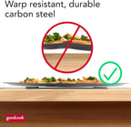 GoodCook AirPerfect Nonstick 16” Pizza Pan – Pizza Tray for Oven, Perforated Round Pizza Pan, Carbon Steel Baking Pan, Homemade, Frozen & Leftover Slices