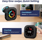 Visual Timer for Kids, 10 Hours Countdown/Up, with Rechargeable, 3 Volume Levels, 3 Brightness Display, and Magnetic, Homeschool Study Tool, Large Digital Timers for Classroom, Kitchen