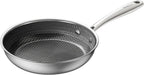 Redchef Non Stick Frying Pans, Hybrid Ceramic Frying Pan, Nonstick Skillet with Stay-Cool Handle, Non Toxic, PFAS PFOA & PTFE Free, Dishwasher & Oven Safe, Compatible All Cooktops (Black, 8 inch)