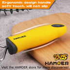 Grater Zester for Cheese Chocolate Lemon Fruit Ginger Multi-Tool Set Ergonomic Non-Slip Handle (Two Tools)…