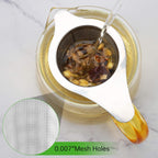 Two Pack Tea Infuser Basket Stainless Steel Tea Strainer Tea Filter With Small Strainer And Lid Tea Diffuser For Loose Tea Superior Brewing Experience (Two pack silver)