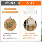 Lifewit 5 Pack Drawer Dividers Plastic 6" High, 13.5-22" Adjustable Drawer Organizers for Clothes, Expandable Dresser Separators in Bedroom/Bathroom/Kitchen/Fridge/Office Organization and Storage