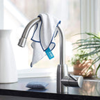 E-Cloth Wash & Wipe Dish Cloth, Microfiber Cleaning Cloth Reusable Paper Towel Alternative Cloths, Dish Towels for Drying Dishes, Glassware, Cookware and Countertops, 100 Wash Guarantee, 2 Count