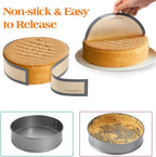 Silicone Baking Mat for Springform Pan 10 inch, Prevent cake from Sticking to Bottom and Side,Easy Clean & Non Sick Silicone Baking mat for Cheesecake Pan