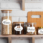 350 PCS Gift Tags Stickers Name Labels Stickers,2" x 1.2" Fancy Shape Stickers Self-Adhesive Handmade Bottle All-Purpose Jar Labels for Presents Cosmetic Decoration Jars Food Craft (White)