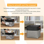 DULLEMELO 11x11 Cube Storage Bins for Cube organizer, Foldable Cube Storage Bins Baskets for Organizing Home Office Closet Shelves Toy Nursery,Fabric Cube Baskets Bin for Home organization