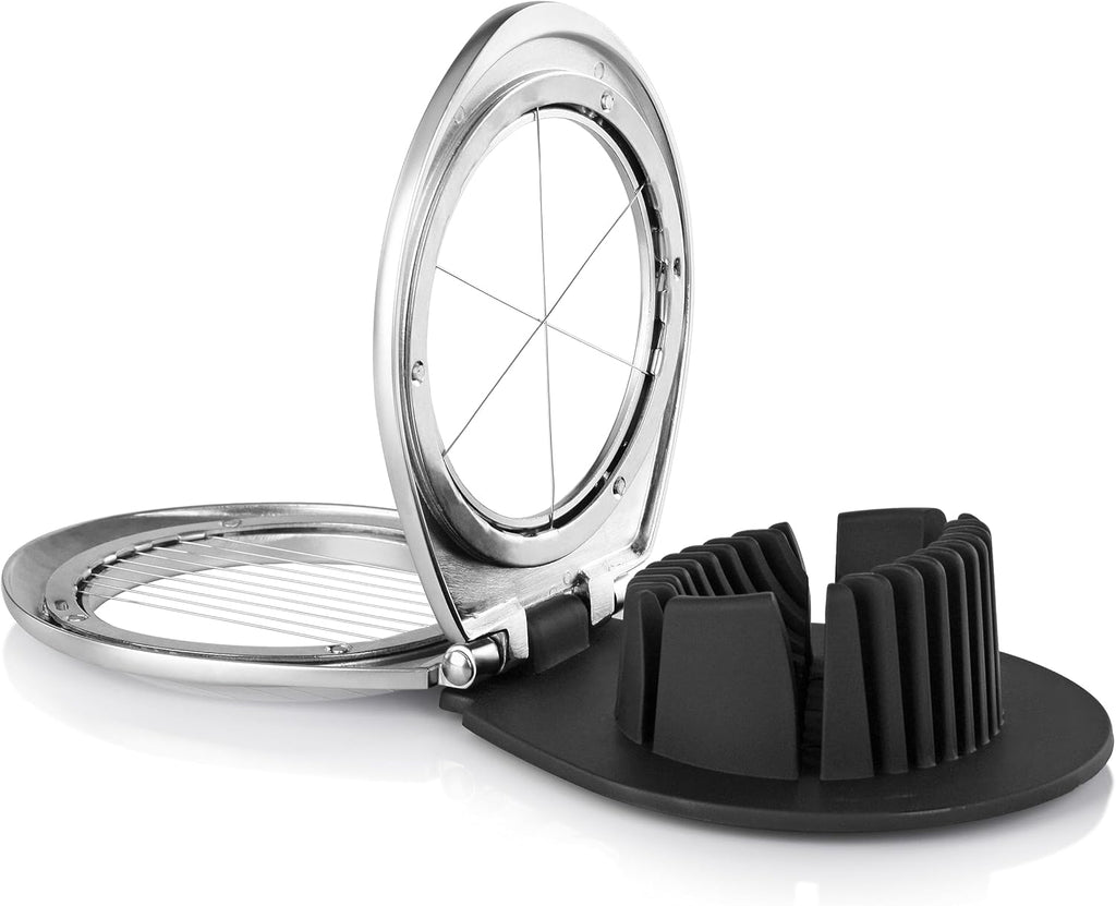 New Star Foodservice 42634 Heavy Duty Egg Slicer with 3 Slicing Styles (Hand Wash Only)