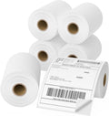 FungLam 6 Rolls 4"x6" Thermal Shipping Labels, 250 Labels/6 Roll, 1" Core, Perforated, Address Mailing Shipping Labels Compatible with JADENS,Rollo, Zebra,iDPRT.