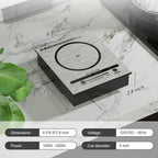 Mini Induction Cooktop, 500W /110V Mini Electric Countertop Burners Portable Small Induction Hot Plate