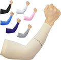 Arm Sleeves for Men Women Work 1 Pair UV Sun Protection UPF Long Sleeves Tattoo Cover Up Sleeves to Cover Arm Sleeves Cooling