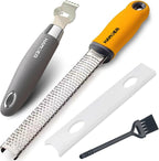 Grater Citrus Orange Lime Lemon Slicer with Channel Knife Stainless steel with non-slip rubber handle 2-pcs multi-tool set