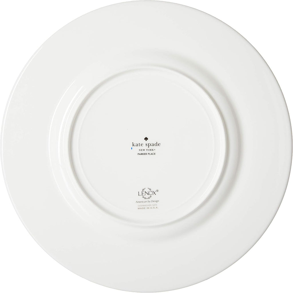 Kate Spade New York Parker Place Accent Plate, 1.05 LB, Blue