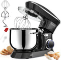 9.5 Qt Stand Mixer, 10-Speed Tilt-Head Food Mixer, Vezzio 660W Kitchen Electric Mixer with Stainless Steel Bowl, Dishwasher-Safe Attachments for Most Home Cooks(Black)