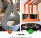 SiCheer Pressure Cooker Sling Silicone Bakeware Sling Compatible with Instant Pot 3 Qt, Compatible with Other Brand Multi-Function Cookers