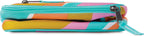 PackIt Freezable Classic Lunch Box, Retro Wave, Built with ECOFREEZE Technology, Fully Freezable, Collapsible, Reusable, With Zip Front Pocket and Buckle Handle, Designed for Fresh Lunch On the Go