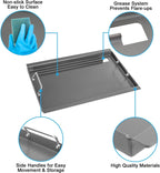 Full Size Griddle for Weber Old Spirit 200 Series Grills, Flat Top Griddle for Spirit E/S 200 & 210 Side Control Panel, Spirit 500, Genesis Silver A Gas Grills, Replace for 7521 7522 7523 65904 65905