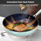 Nuwave Lux 13pc Forged Lightweight Cookware Set PFAS Free, Healthy G10 Duralon Ceramic Coating, Ultra Non-Stick, Stay-Cool Handles, Works on All Cooktops & Induction Ready