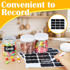 36 PCS 16 OZ Plastic Jars with Screw On Lids, Labels Refillable Empty Round Slime Containers for Storing Dry Food, Honey Jam, Cream, Butter, Lotion, White