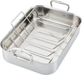 Hestan Provisions – 14.5" Classic Clad Roaster with Stainless Steel Rack