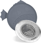 Kitchen Sink Drain Strainer, Flexible Sink Strainer with Stopper, 304 Stainless Steel Anti-Rust Mesh Sink Strainer, Wokdada Revolutionary Clog-Free Food Catcher for Garbage Disposal