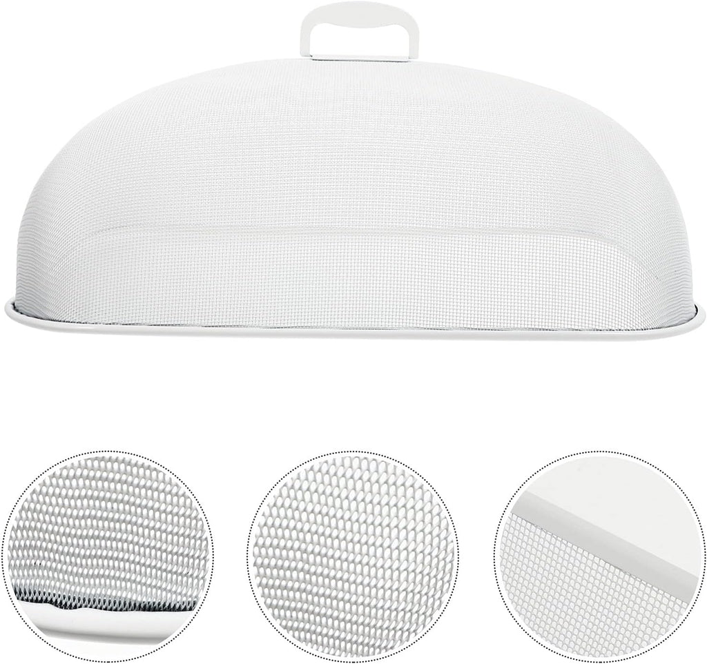 GANAZONO Metal Vegetable Cover 18.5X13.4X5.9 Inch Mesh Food Cover for Outdoor Picnics Garden Parties Camping Insect Protection Serving Dish