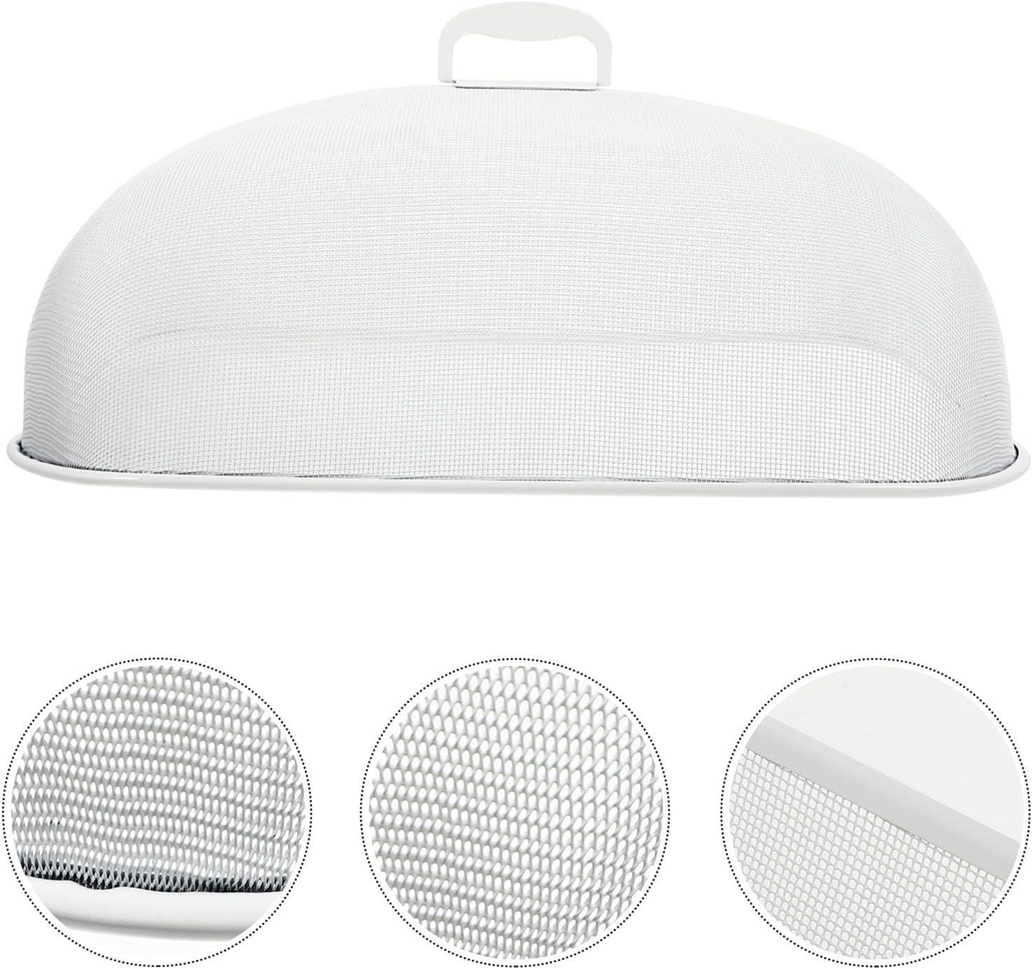GANAZONO Metal Vegetable Cover 18.5X13.4X5.9 Inch Mesh Food Cover for Outdoor Picnics Garden Parties Camping Insect Protection Serving Dish