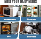 Artestia Butter Warmer for Seafood Set of 4, Ceramic Lobster Butter Warmers with 4 Pieces Tealight Candles for Melting Butter, Chocolate, with Handle, Dishwasher Safe, White