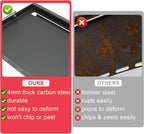 Full-Size Griddle Inserts for Nexgrill Home Depot Replacement Parts 5 Burner 720-0888S 720-0888A 720-0888N, Flat Top Griddle for Nexgrill 4 Burner 720-0830H 720-0830X 720-0830 Gas Grill, Carbon Steel