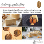 Valrhona Premium French Baking Blonde Chocolate Discs (Feves). DULCEY 35% Cacao. Creamy, Caramel Cookie Flavor Notes. Easy Melt & Tempering. Creamy, Balanced, For Luscious Frostings. 250g (Pack of 2)