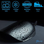 JBscoop Large Ice Scoop with Holes. Stainless Steel Ice Scoop with Drain Holes to Reduce Unwanted Dilution. Heavy Duty and Dishwasher Safe. Six Ounce Capacity.